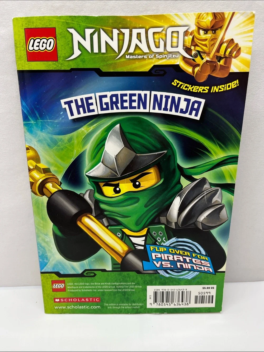 Lego Ninjago Pirates vs. Ninja Book - Red, Black, Green, Blue, Yellow